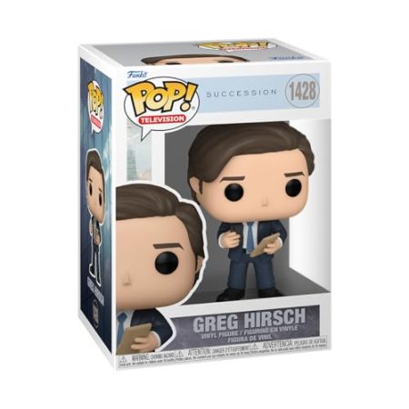 Funko POP! TV: Succession - Greg Hirsh - Vinyl-Sammelfigur - Geschenkidee - Offizielle Handelswaren - Spielzeug Für Kinder und Erwachsene - TV Fans - Modellfigur Für Sammler und Display