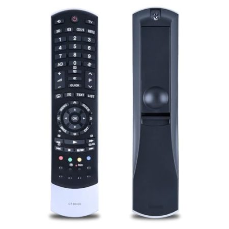 GOUYESHO CT-90405 Ersatz Fernbedienung Passend für Toshiba TV 32TL933 32TL963G 40TL933F 40TL933G 40TL938F 40TL938G 40TL933F 40TL963G 40TL966 42VL963G 42XL975 46UL975G 47VL963G 55XL975G 55VL963