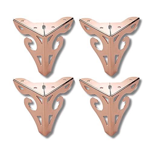YMGFTGLH Tischbeine, Füße Für Sofa Fußschmiedeeisenmöbel 12,5 cm Geeignet Für Tisch, Schrank, Schlafsofa Hardware Zubehör, Tv-Kabinett Gold (Gold)/Roségold