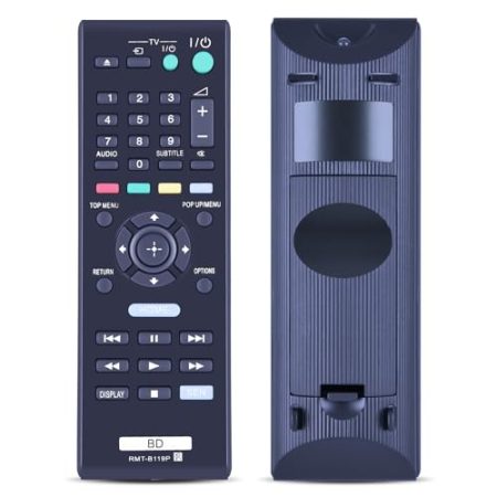 GOUYESHO Ersatz Fernbedienung RMT-B119P für Sony Blu-ray Disc Player BDP-S1100 BDP-S4100B BDP-S1100B BDP-S490 BDP-S390 BDP-S590 BDP-S3100 BDP-S5100 BDP-S4100 BDP-S390B