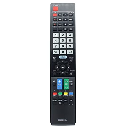 GB039WJSA Fernbedienung Ersatz für Sharp Aquos TV LC-46LE840X LC-52LE840X LC-60LE640X LC-60LE940X LC-60LE951X LC-60LE960X LC-70LE951X LC-70LE960X LC-80LE940X X LC-80 LE960X LC-90LE740X