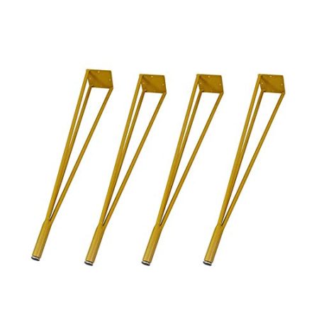 Furniture support feet Eisen-Esstisch-Beine, Metallstangenbahnen, DIY-Hardware-Zubehör, Höhenverstellbar, 17,7 Zoll, 23,6, 27.5in, 28.3in, 4 Stück