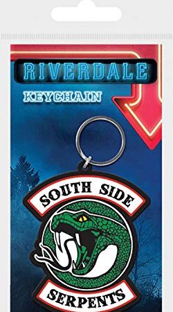 1art1 Riverdale South Side Serpents Fan-Schlüsselanhänger 6x4 cm