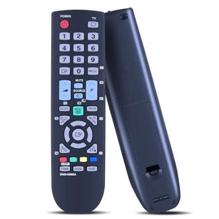 GOUYESHO Ersatz Fernbedienung BN59-00865A für Samsung TVLA26B450C4MXRD LA32B350F1DXXY LA32B450C4DXXY LA32B450C4MXRD LS23CFVKFXY LS23EMDKUVXY LS27EMAKUXY PS42B430P2DXXY