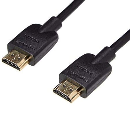 Amazon Basics - Flexibles HDMI-Kabel, 3 m, Schwarz