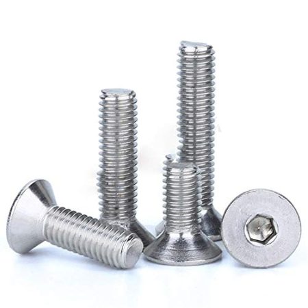 5–50 Stück M2 M2.5 M3 M4 M5 M6 M8 M10 304 Edelstahl Innensechskant-Senkkopfschrauben DIN7991,3 mm, M3 50 Stück