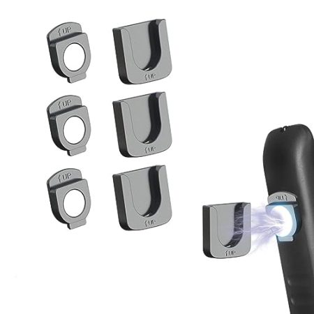 FiveMileBro 3 Stück Verbesserter Starker Magnethalterung Fernbedienungshalter, Magnethalterung Fernbedienungshalter Wandhalterung, Fernbedienung Halterung für Zuhause Büro Schule