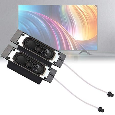 2 Stück 8 Ohm 10 W TV-Lautsprecher für LCD-TV-Werbeplayer – Klarer Klang mit Tollem Bass-Effekt – Langlebiges ABS-Gehäuse – Einfach Anzuschließen – Geeignet für die