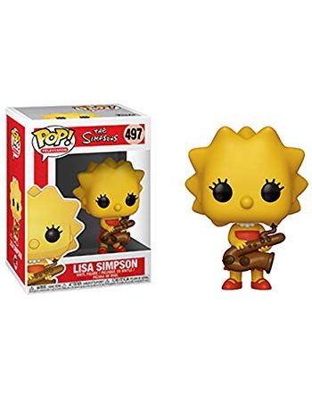 Funko POP! Animation: Simpsons - Lisa Simpson-Saxophone - The Simpsons - Vinyl-Sammelfigur - Geschenkidee - Offizielle Handelswaren - Spielzeug Für Kinder und Erwachsene - TV Fans