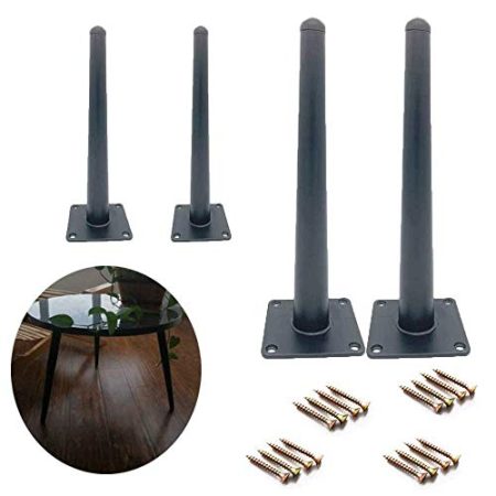 AILZNN MetallmöBel Tischbeine, Last 800kg Tv Schrank Fuß Sofa Bein Hardware Schrank FüßE Gerades Bein, Hardware ZubehöR