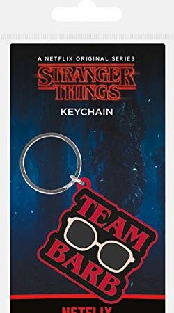 1art1 Stranger Things Team Barb Fan-Schlüsselanhänger 6x4 cm