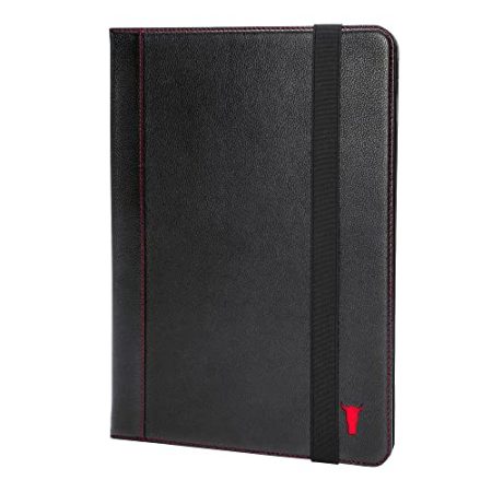 TORRO Lederhülle kompatibel mit iPad Pro 12.9" 6. / 5. / 4. Generation - Echtleder iPad Pro 12.9 (2022) Hülle mit Standfunktion, Apple Pencil Verbindung und Sleep/Wake-Funktion (Schwarz)