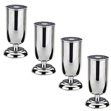 JFUNANQH Sofafüße Zubehör, Edelstahl-Schrankfüße, verstellbare Schrankfüße, Couchtischfüße, TV-Schrankfüße, Tischfüße, Stützfüße