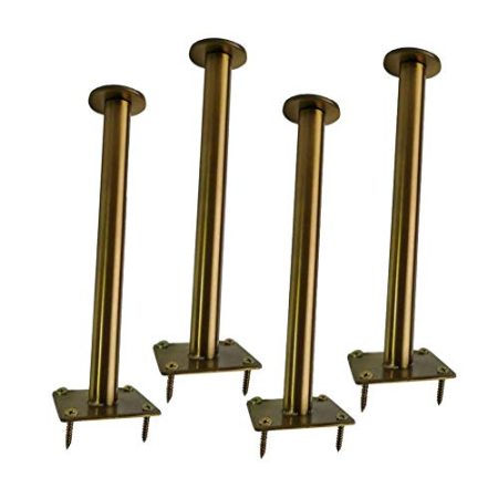 EZZON Verstellbare Tischbeine, Möbelbeine aus Metall, Stützfüße für Sofa, TV-Schrank, Couchtisch, Zubehör für Bettbeschläge, Traglast 800 kg