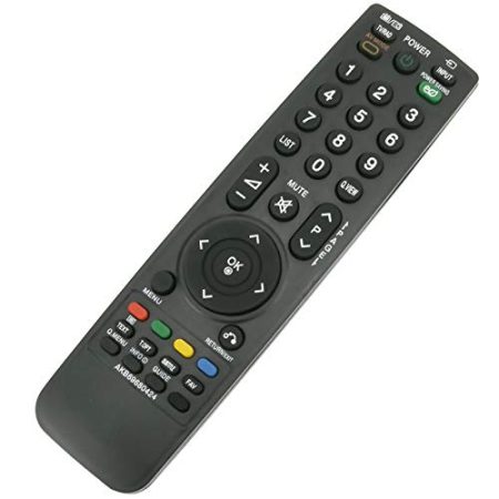VINABTY AKB69680424 Ersatz Fernbedienung Passend für LG LCD LED Plasma TV 19LG3100-ZA 22LG3100-ZA 26LG3100-ZA 32LG3300-ZA 37LG3300-ZA 42LG3300-ZA 19LU5000-ZA 22LU5000-ZA 19U5010-ZB 19LU5020-ZC