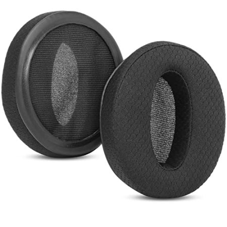 YunYiYi Schwarze Ersatz-Ohrpolster Kompatibel mit Sennheiser HD202 HD212 HD212-Pro HD497 EH150 EH250 HD62-TV und Microsoft Lifechat LX-3000 Kopfhörer