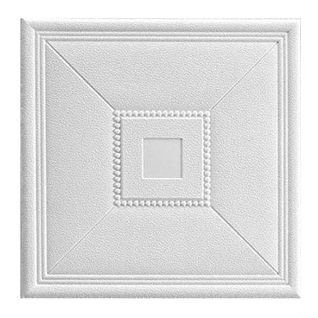Yhenlovtt 3D-Wandpaneele, Wandaufkleber, Fliesenstein, Ziegel, Wandaufkleber, weiche Schaumstoffplatten, selbstklebende und wasserdichte Schaumstoffplatten, einfach zu installieren (1 Stück)