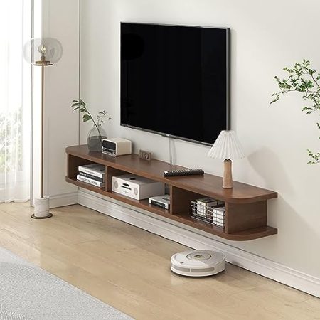 Tv Lowboard - Tv Schrank Hängend - Wandmontage TV-Schrank, Medienkonsole, Unterhaltungszentrum, TV-Regal, 140 Cm Großer, Wandmontierter TV-Schrank, Wandschrank, Einfach Zu Installierendes ( Color : C