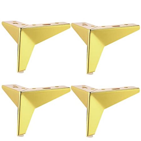 Zjpgcsdsc Tischbein, Metall, Tischbein, Möbelbein, Schrankfüße, Sofafüße, Metallbeschläge, Zubehör, Küchenfüße for Schränke, Kommoden, Badezimmerschränke, Schränke (4 Stück)(B,17cm(6.7in))