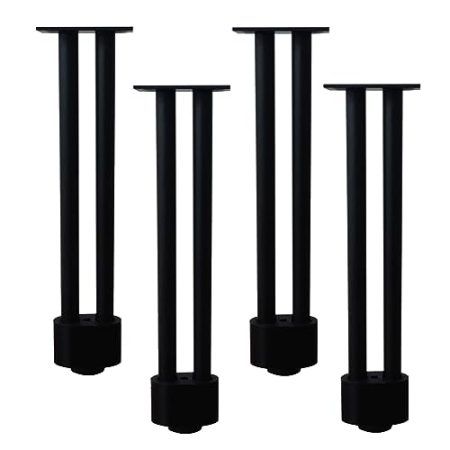 4 Alle Aluminium Möbelfüße,Metall Beine,Badezimmerschrank,Schrank Beine,Couchtisch Beine,Nachttische,TV-Schrankbeine,DIY Ersatz Beine,Hardware Möbel Zubehör,zwei Farben (27.5cm/10.83in,Matte black)