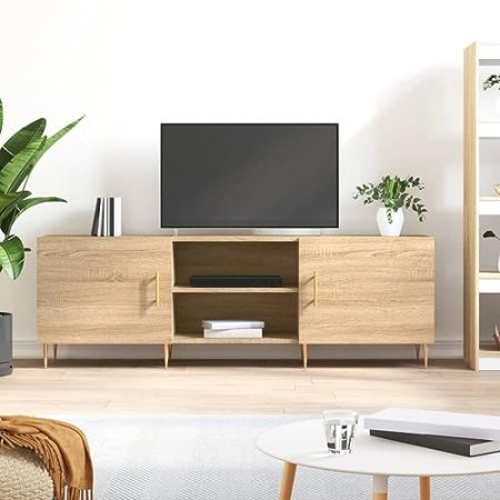 AUUIJKJF Heimartikel, TV-Schrank, Sonoma-Eiche, 150 x 30 x 50 cm, Holzwerkstoff, Anzugmöbel