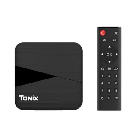 Android TV Box, Android 11.0 Box, 4GB RAM 64GB ROM S905W2 Quad-Core GPU Mali-G31 Support 2.4G/5G Dual-Band WiFi BT 5.0 USB 2.0 HD 4K Smart TV Box