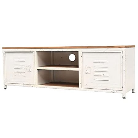 HETFTJN TV-Schrank, Beistelltisch Tv Highboard Fernsehtisch Hoch Tv Regal Geeignet für Fernseher Kleine Räume Schlafzimmer Den Flur 120x30x40 cm Weiß