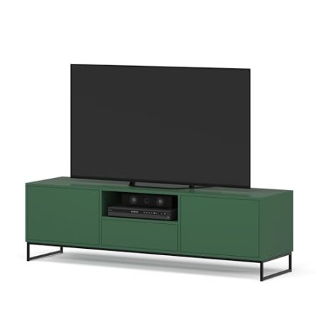 Albello TV-Schrank TV-Halterung mit verstellbaren Regalen TV-Regal fur Wohnzimmer Sideboard Wohnzimmer Fernsehtisch Holzwerkstoff 160 x 45 x 48,5