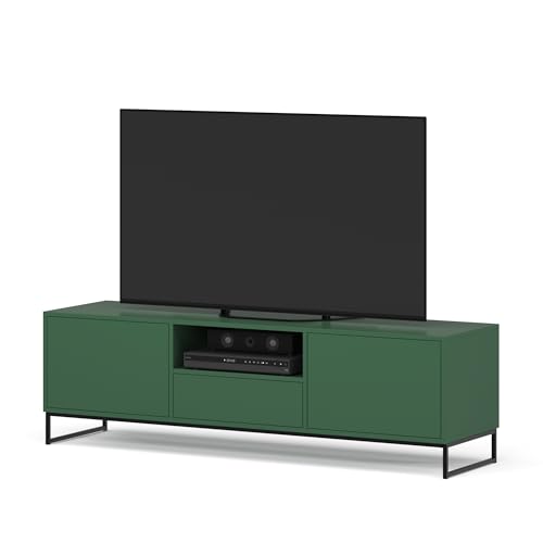Albello TV-Schrank TV-Halterung mit verstellbaren Regalen TV-Regal fur Wohnzimmer Sideboard Wohnzimmer Fernsehtisch Holzwerkstoff 160 x 45 x 48,5