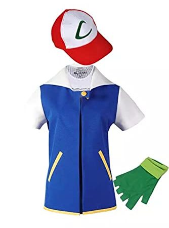 thematys 3-Teiliges Monster Trainer Kostüm - Anime Stil für Fasching, Karneval & Cosplay, Einheitsgröße für Erwachsene & Jugendliche