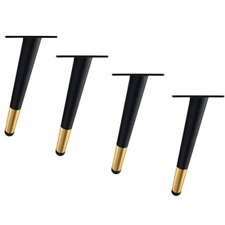4 sätze von Eisen möbel Beine Tee Tisch Beine Sofa fuß zubehör tv Schrank fuß Metall möbel unterstützung Beine （4,7/5,9/7,1/7,9/9,8/11,8/13,8 Zoll）
