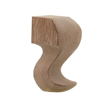 Heimwerken Ecke 4 Stück Massivholz Geschnitzt Möbel Fuß Beine Tv Schrank Sitz Füße Vintage Home Dekoration Zubehör 15 Cm X 6 Cm