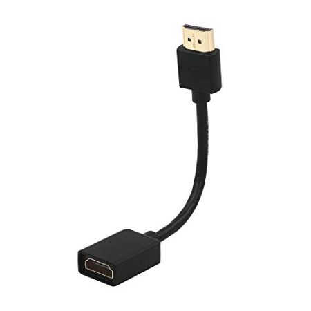 VCELINK HDMI Verlängerung HDMI Verlängerungskabel Extension TV Stick Adapterkabel Hochgeschwindigkeits 14cm 1 Stück