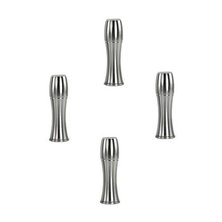 IUokLU Europäische Möbelbeine verstellbare Stützbeine für Couch Schrank TV Schreibtisch Tisch Ersatzbeine Aluminiumlegierung Bowlingform Hardware-Zubehör，