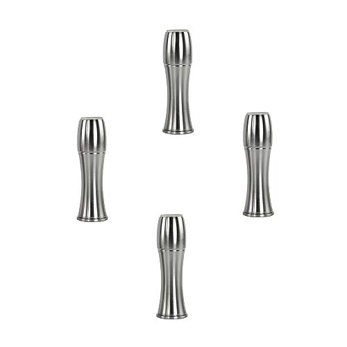 IUokLU Europäische Möbelbeine verstellbare Stützbeine für Couch Schrank TV Schreibtisch Tisch Ersatzbeine Aluminiumlegierung Bowlingform Hardware-Zubehör,