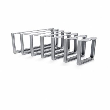 HEVVA 20 cm hohe Möbelfüße 20/25/30/35/40/45/50 cm | Graz | Möbelbeine, Schrankfüße, Sockelfuß für Schrank, Couch, Sofa, Bett oder Sideboard | (40 cm, 1x Bein - Klarlack)