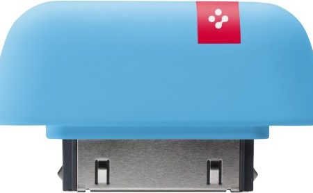 Zero1.tv VooMote Zapper Fernbedienungsaufsatz für iPad/iPhone/iPod Touch blau
