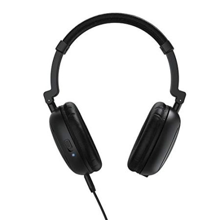 Thomson On-Ear Kopfhörer mit aktivem Noise Cancelling (Geräuschunterdrückung, einseitige Kabel-Führung, Remotefunktion, Anruffunktion, Mikrofon, faltbar, mit Tasche) Headphones, Bügelkopfhörer
