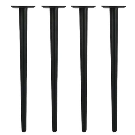 HZEPDVT Edelstahl Kegelrohrfüße TV-Schrank Metallfüße Badezimmerschrankfüße Hardwarefüße Zubehör Möbelstützbeine(50cm)