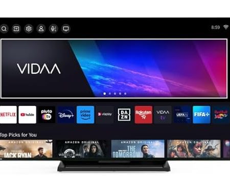 Toshiba 40LV3E63DG 40 Zoll Full HD LED Smart TV Schwarz B-Ware