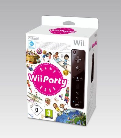 Wii Party inkl. Remote Controller, schwarz - Limited Edition