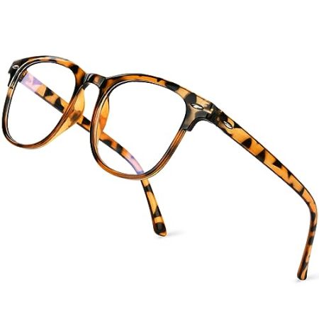 Aomig Blue Light Blocking Glasses, Blaulichtfilter Brille Gaming, Damen Herren Rund Anti Blaulicht PC Gaming Brillen Modebrille, Bildschirmbrille Unisex Schützt Die Augen und Lindert Müdigkeit