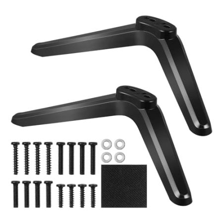 2 Stück Fußhalterung, Schreibtischständer, Zubehör mit Schraubenset, 81,3 - 165,5 cm