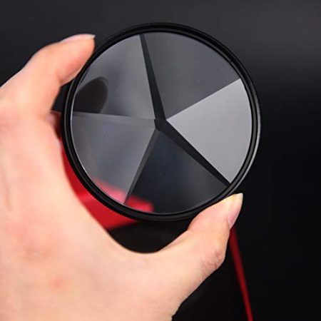ZOGUO Kamerafilter, Prisme, Fotografie, Glas, Prisma, Vordergrund, Unschärfe, Film- und TV-Requisiten, 77 mm, Pentaprismus, SLR-Zubehör, Filter