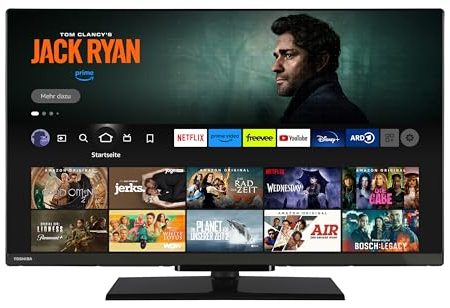 Toshiba 32 Zoll Fernseher Fire TV (HD-Ready, HDR, Smart TV, Triple-Tuner, Alexa Built-In, Bluetooth) 32WF3F63DAZ