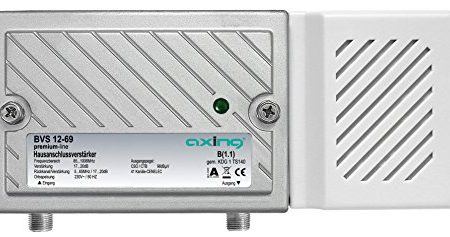 Axing BVS 12-69 Hausanschlussverstärker 20 dB, Rückkanal aktiv, für Kabelfernsehen digital (1006 MHz)