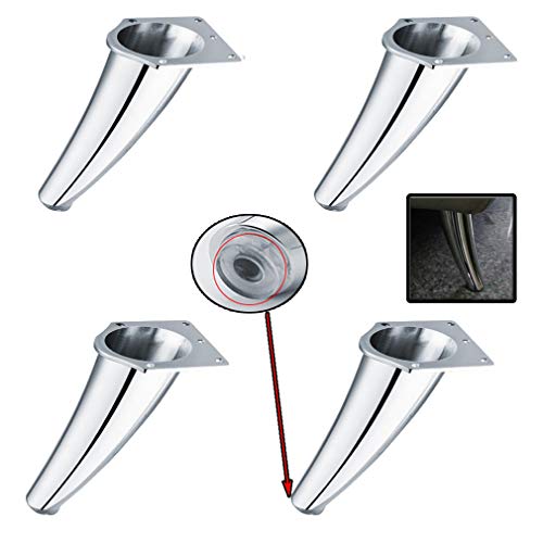 4er Set Möbelfüße,Sofa Beine,TV-Tischfüße,TV-Tischfüße,Tilt Couchtischbeine,Tragfähigkeit 120KG/265lb,Höhe 5.2in/4.5in, Zubehör Senden (132mm/5.2inch)