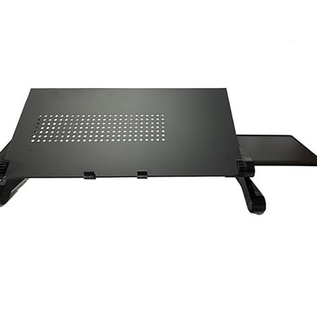 Zippace Verstellbarer Schoß-Schreibtisch für Laptops bis zu 43,2 cm (17 Zoll), tragbar, multifunktional, ergonomisch, belüftet, Tischhalterung, TV-Bett-Tablett, Buchhalter, Ständer, Schreibtisch (480