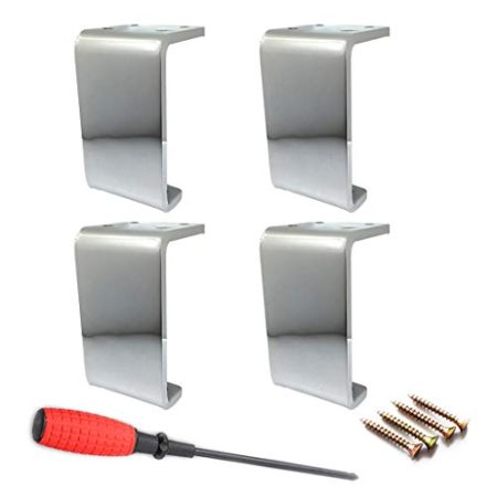 Furniture support foot Moderne minimalistische Möbel unterstützen Fuß nach Hause Hardware-Zubehör mit Befestigungsschrauben, TV-Schrank Fuß Schuhschrank Füße Schlafzimmer Bett Füße (Vier Packunge