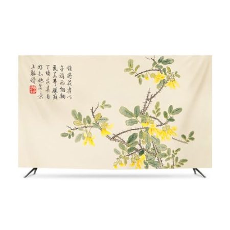 VUT Elastische Schutzhülle Für Monitor, Smart-displayschutz, LCD-tv, Staubschutz, Zum Aufhängen, Heim-tv-Simulator-zubehör(Size:70IN,Color:A)